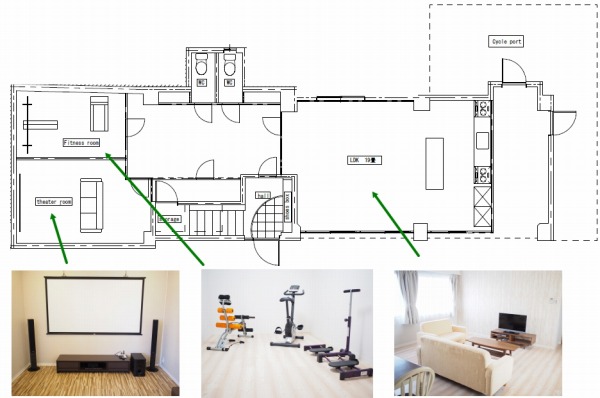 津市シェアハウス１Ｆ
